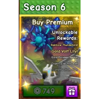 Premium Season 6 Pass grow a garden