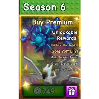 Premium Season 6 Pass grow a garden
