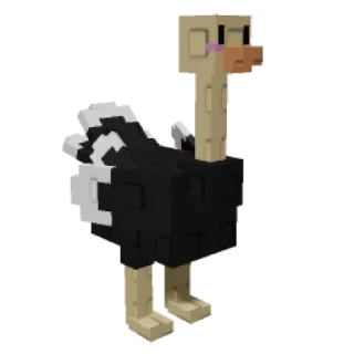 3x OSTRICH - GROW A GARDEN