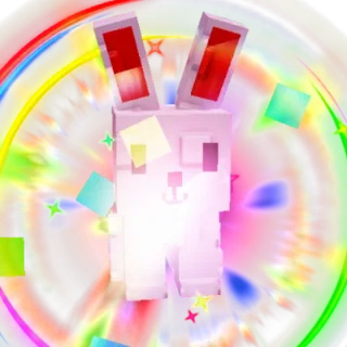 Rainbow Pink Bunny grow a garden 