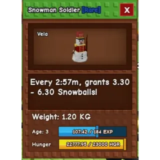 snowman soldier grow a garden