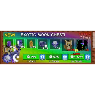 x30 Exotic Moon Chesti Grow a Garden