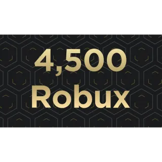 CHEAP ROBUX ROBLOX (4500 ROBUX)