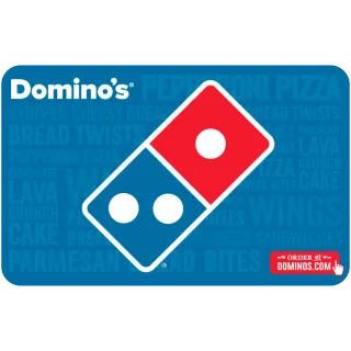 $ 25.00 USD Domino's