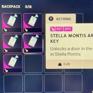 5x Stella Archives Key