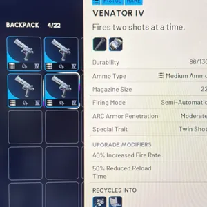 4x lvl 4 Venator