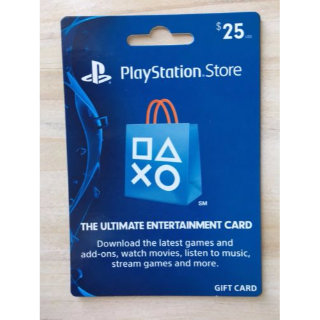 25 dollar playstation card