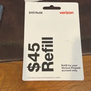 Verizon $45 unused Prepaid phone card
