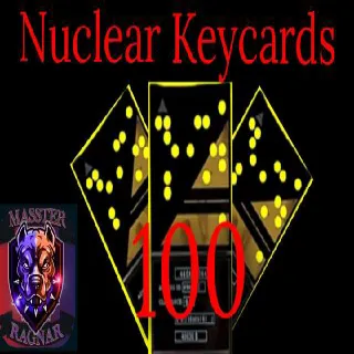 100 Nuclear keycards