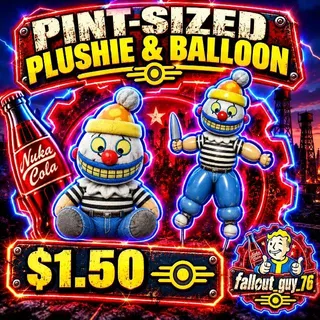 Pint-sized Plushie & Balloon