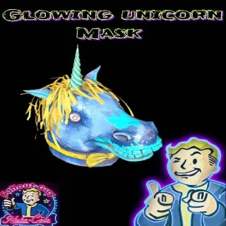 Glowing Unicorn Mask