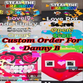 Custom Order For Danny B