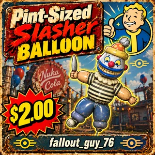 Pint-sized slasher balloon 