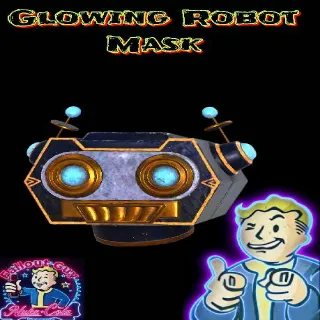 Glowing Robot Mask
