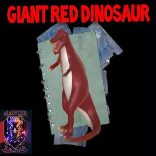 Giant Red Dinosaur