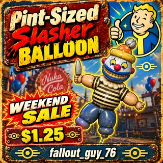 Pint-sized slasher balloon 