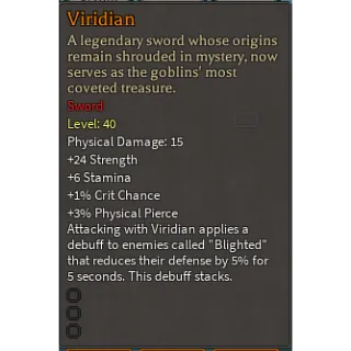 Viridian 3slots Rune Slayer