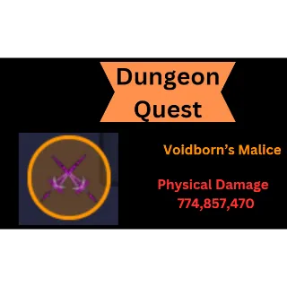 Dungeon Quest Warrior Malice