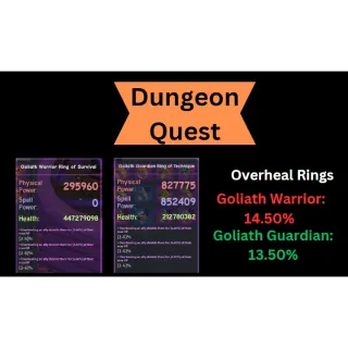 Dungeon Quest Overheal Rings