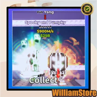 Yin Yang Spooky And Pumpky 900M/s