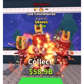 Bloodrot Los Chicleteiras 84M/s - Steal a brainrot