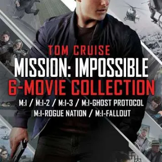 Mission Impossible 6 Movie Collection 4K (Vudu,iTunes)