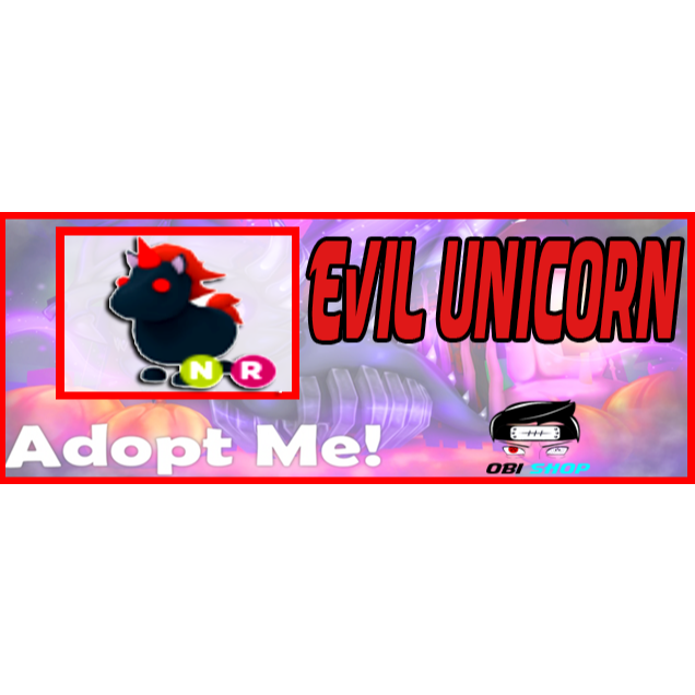 Other Adopt Me Neon Evil Uni In Game Items Gameflip