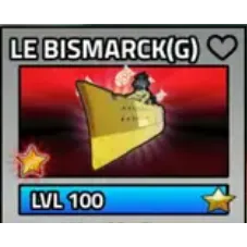 LE Bismarck Gold Max Star and Max Level (Limited Edition) | Military tycoon