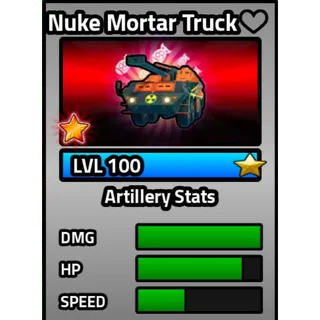 Nuke Mortar Truck Max Star And Max Lvl | Military Tycoon
