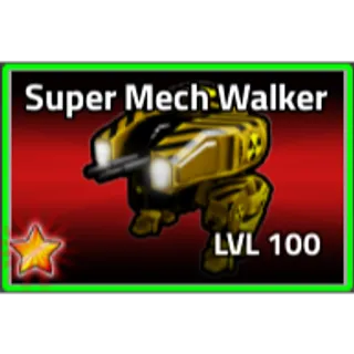 Super Mech Walker Max Star And Max Level (Limited Edition) - Military Tycoon