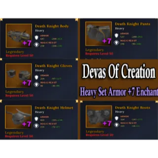 Heavy Armor Set Bundle +7 Enchant