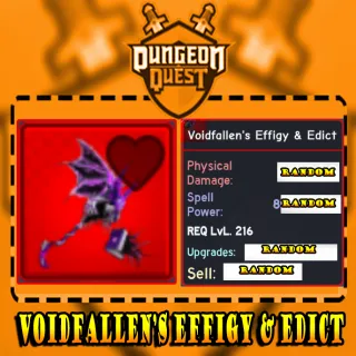 voidfallen’s Effigy & Edict | Dungeon Quest