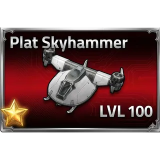Plat Skyhammer Max Star and Max Lvl | Military Tycoon / MT