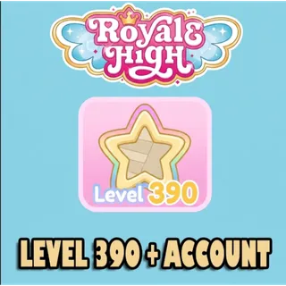 Royale High Trade Ready 390 Level Account | No Mail