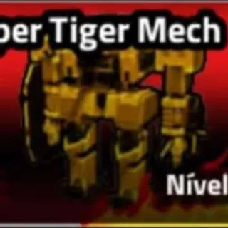 Super Tiger Mech Max Star Max Lvl | Military Tycoon