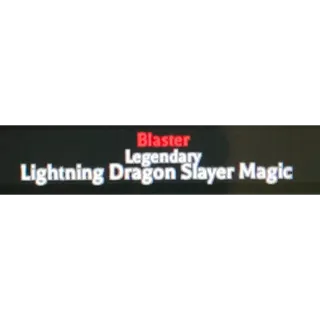 LB Lightning Dragon Slayer Magic | RE: XL (RE XL)