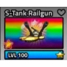 S-Tank Railgun Max Star Max Level | Military Tycoon