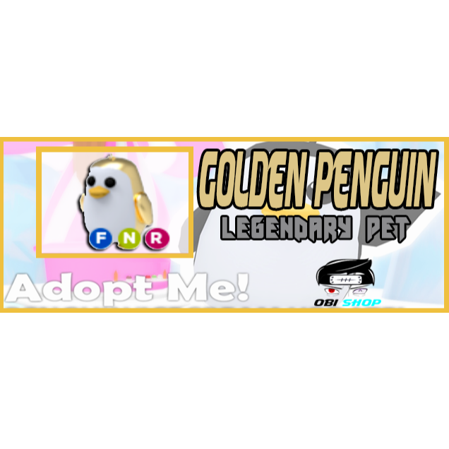 Golden Neon Penguin Adopt Me