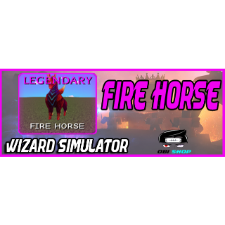 Other Wizard Sim Fire Horse In Game Items Gameflip