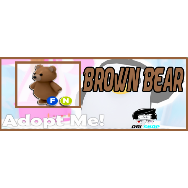 Roblox Adopt Me Brown Bear