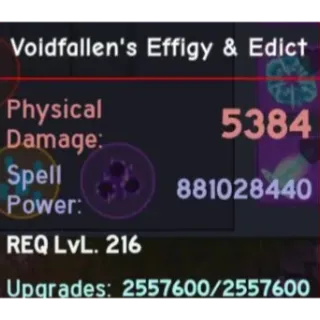 Voidfallen effigy edict POT 881