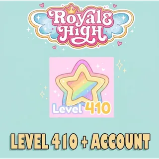 Royale High Trade Ready 410 Level Account | No Mail