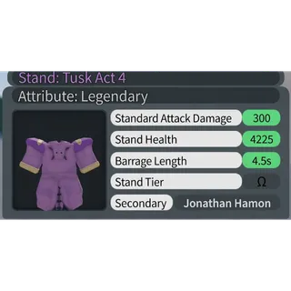 Tusk Act 4 [Legendary] | Stand Upright Rebooted