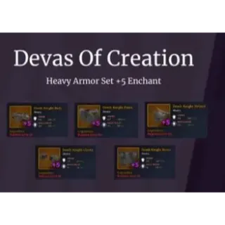 Heavy Armor Set Bundle +5 Enchant