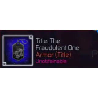 Fraudulent One | Jujutsu Infinite