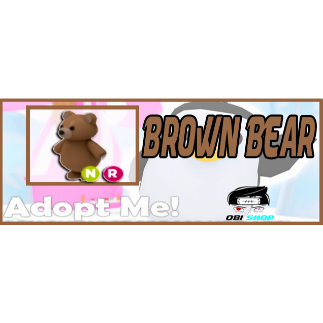 Other Adopt Me Neon Brown Bear In Game Items Gameflip