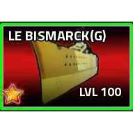 LE Bismarck Gold Max Star and Max Level (Limited Edition) | Military tycoon