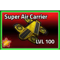 Super Air Carrier Max Star And Max Lvl | Military Tycoon