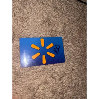 $100.00 USD Walmart