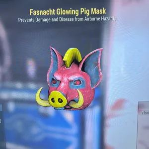 glowing pig